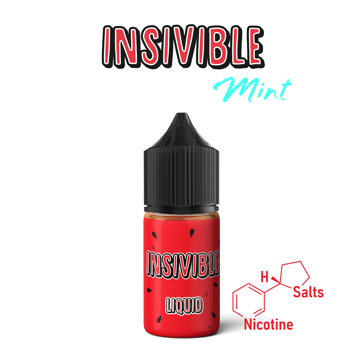 İnvisible Mint Salt Likit 30 ML İnvisible Mint Salt Likit 30 ML