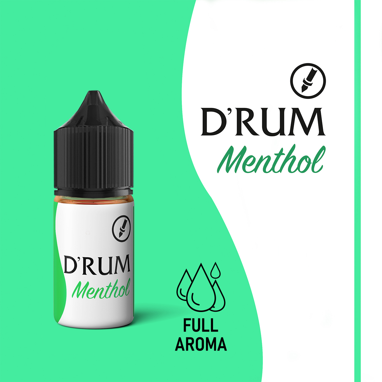 Full Aroma - D'rum Menthol E-Likit 30 ML Full Aroma - D'rum Menthol E-Likit 30 ML