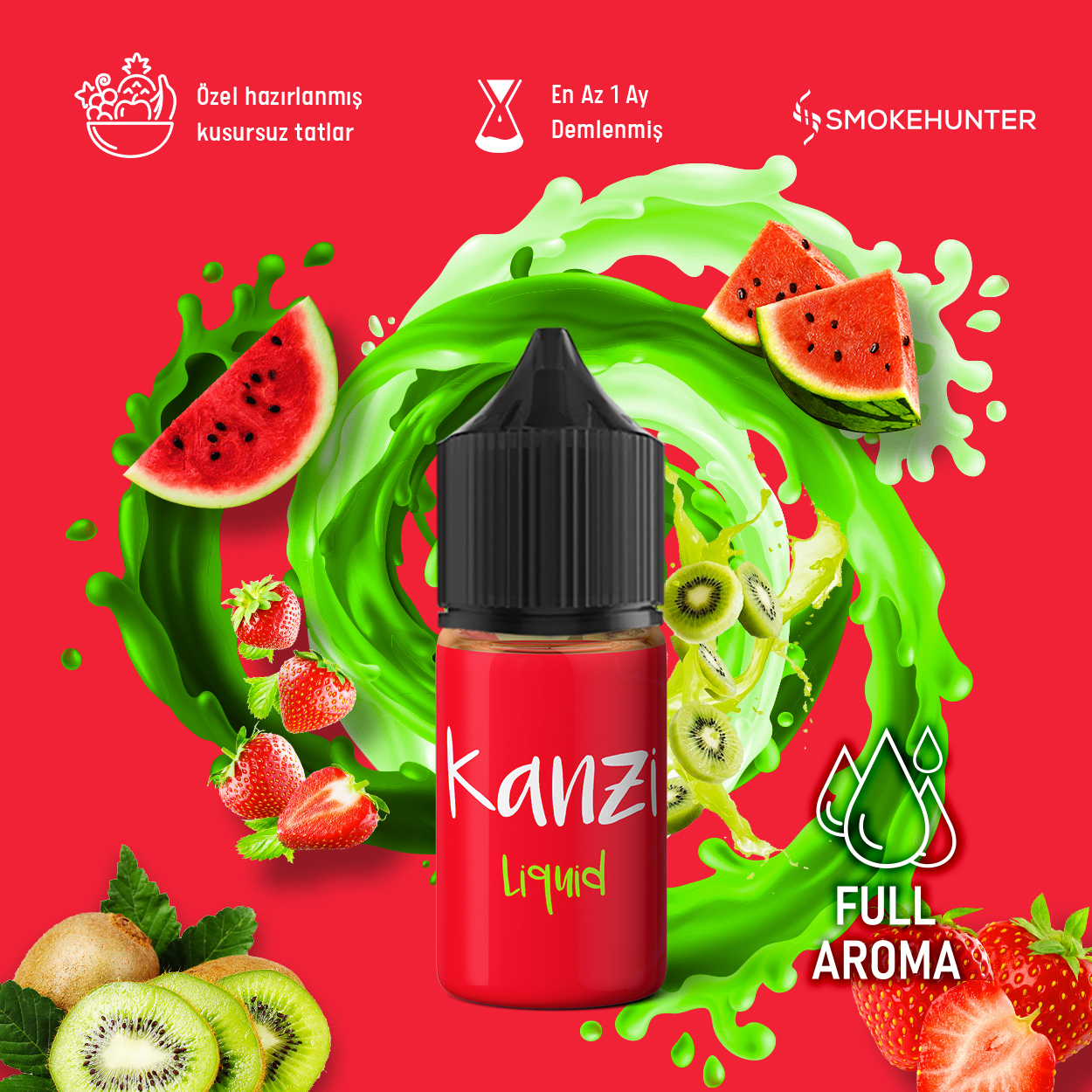 Full Aroma - Kanzi E-Likit 30 ML Full Aroma - Kanzi E-Likit 30 ML