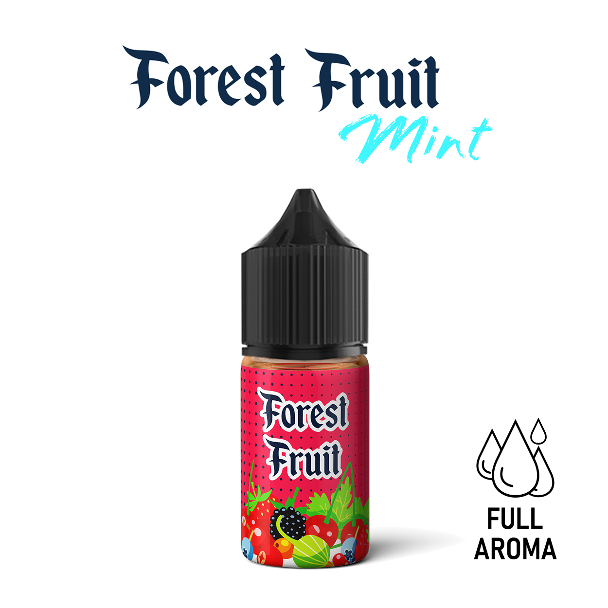 Full Aroma - Forest Fruit Mint E-Likit 30 ML Full Aroma - Forest Fruit Mint E-Likit 30 ML