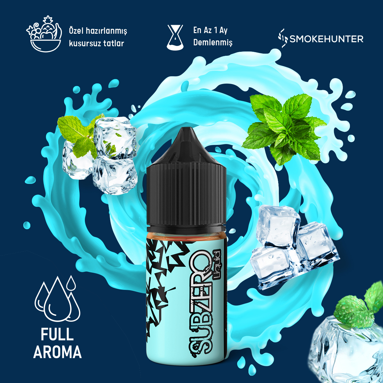 Full Aroma - Sub-Zero E-Likit 30 ML Full Aroma - Sub-Zero E-Likit 30 ML