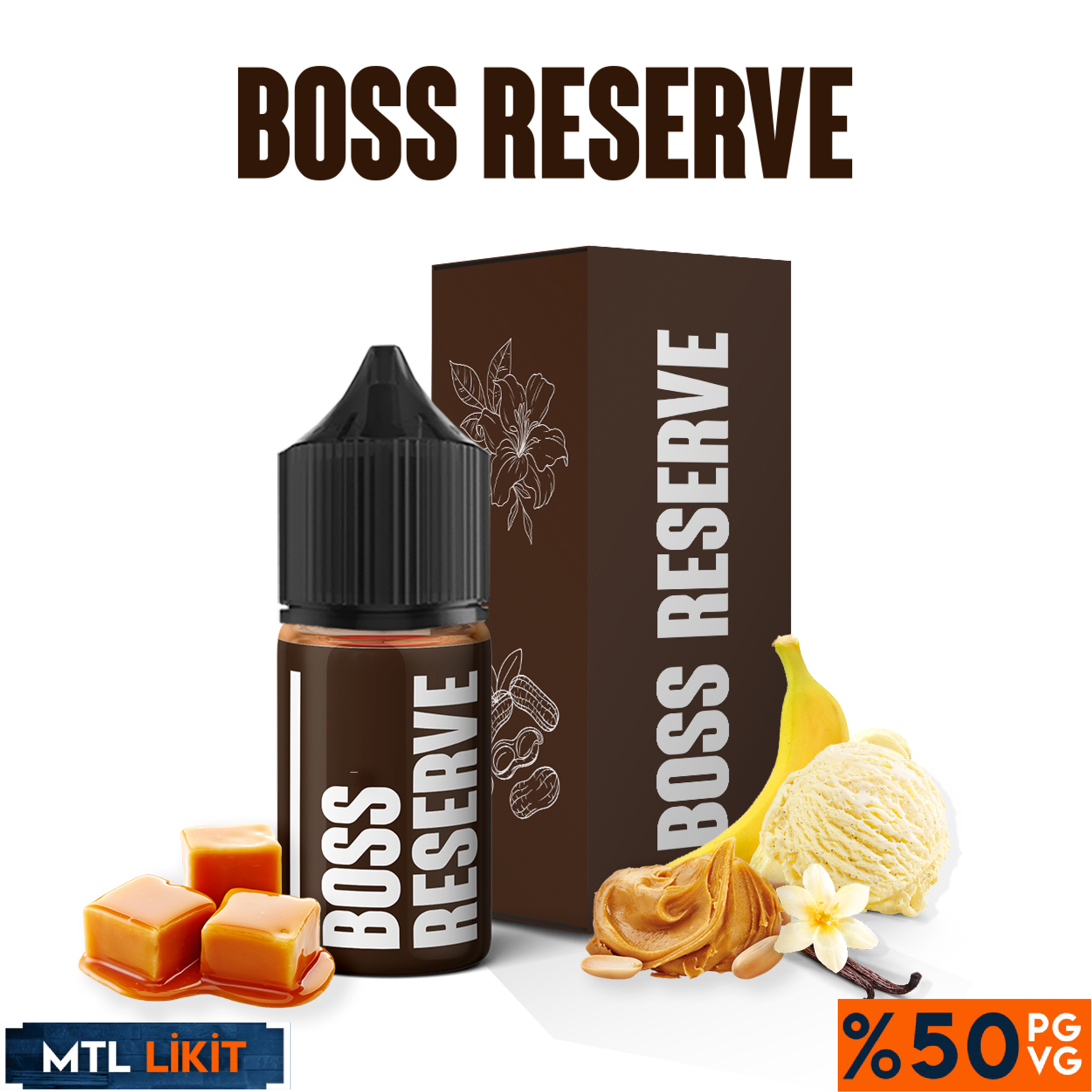 MTL - Boss Reserve E-Likit 30 ML MTL - Boss Reserve E-Likit 30 ML