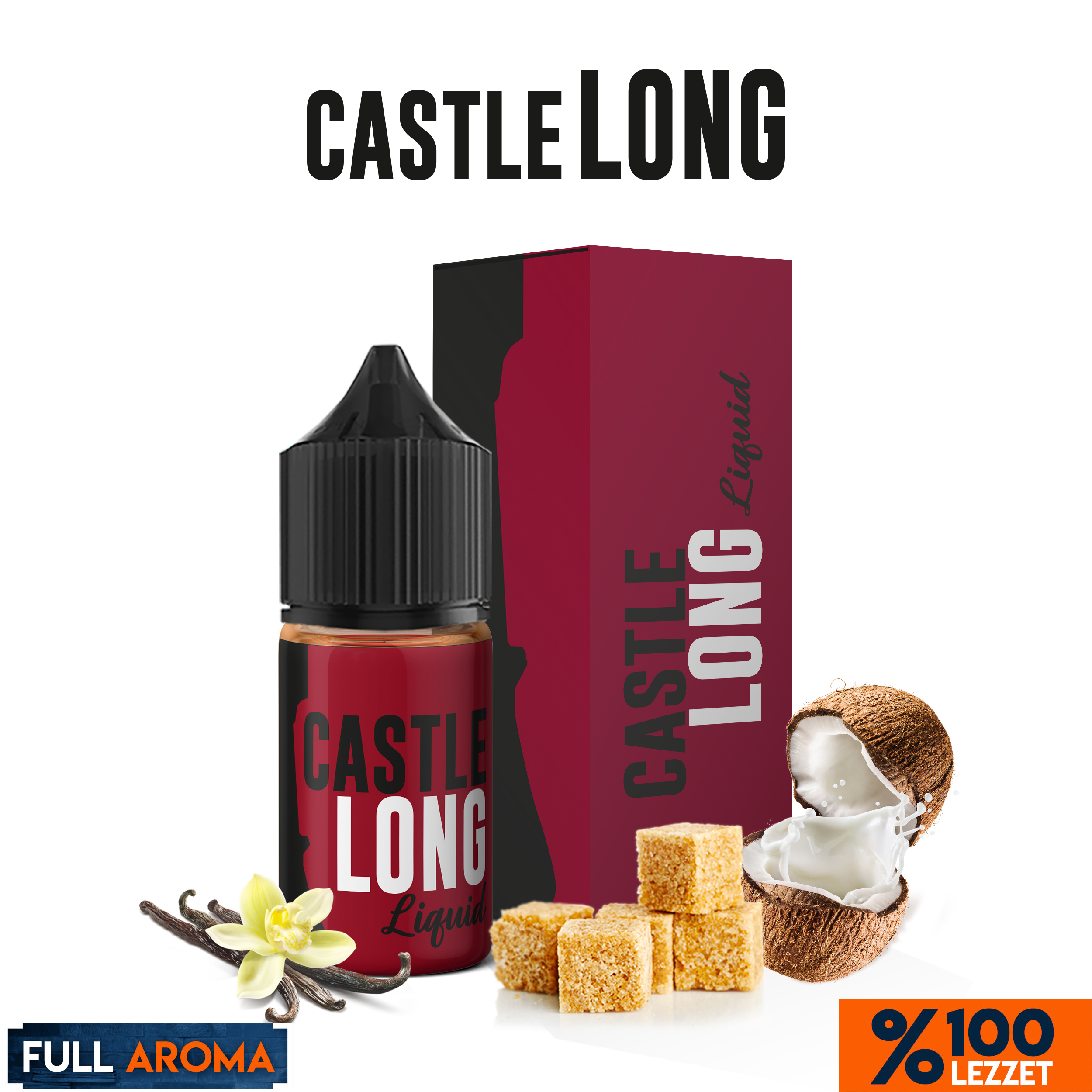 Full Aroma - Castle Long E-Likit 30 ML Full Aroma - Castle Long E-Likit 30 ML