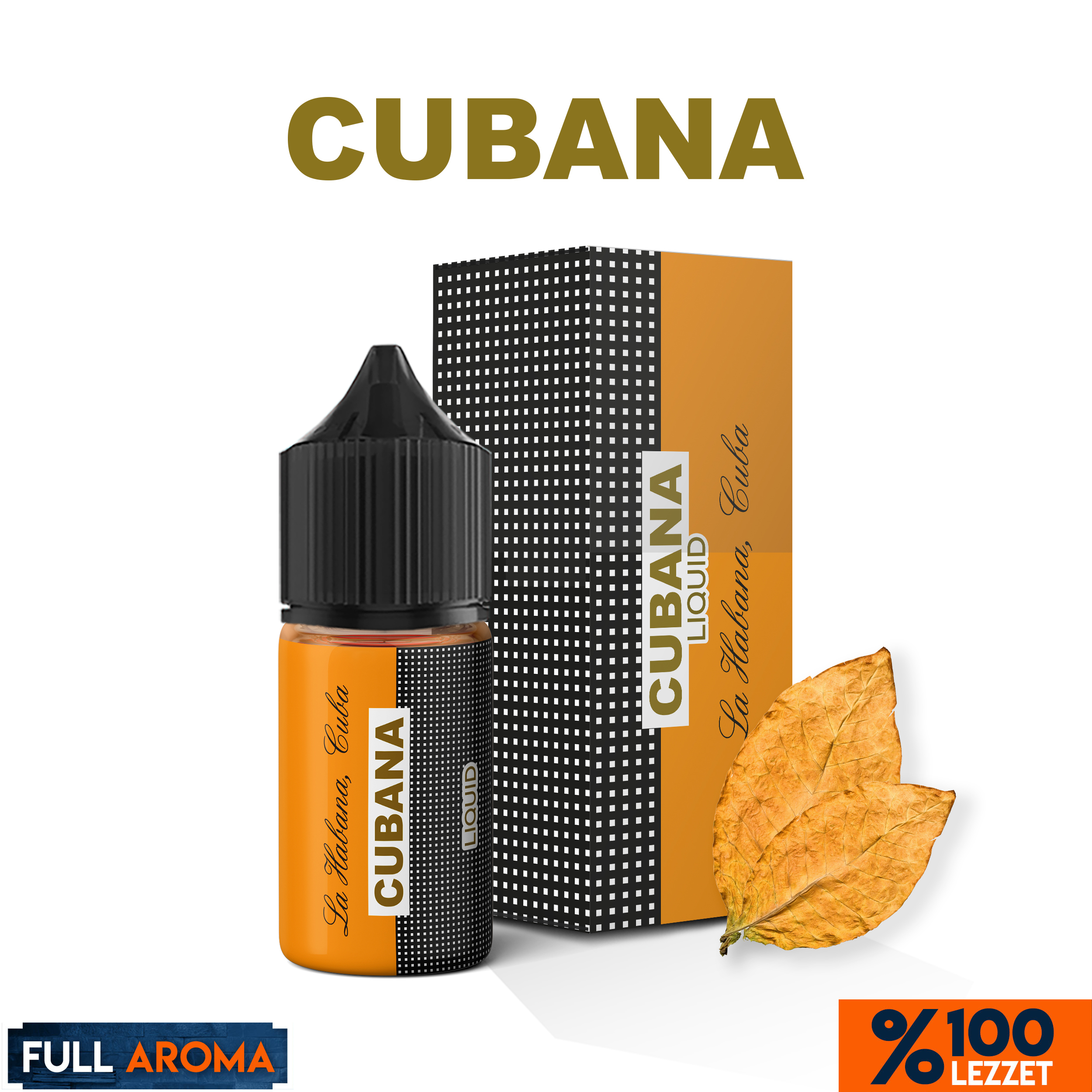 Full Aroma - Cubana E-Likit 30 ML Full Aroma - Cubana E-Likit 30 ML