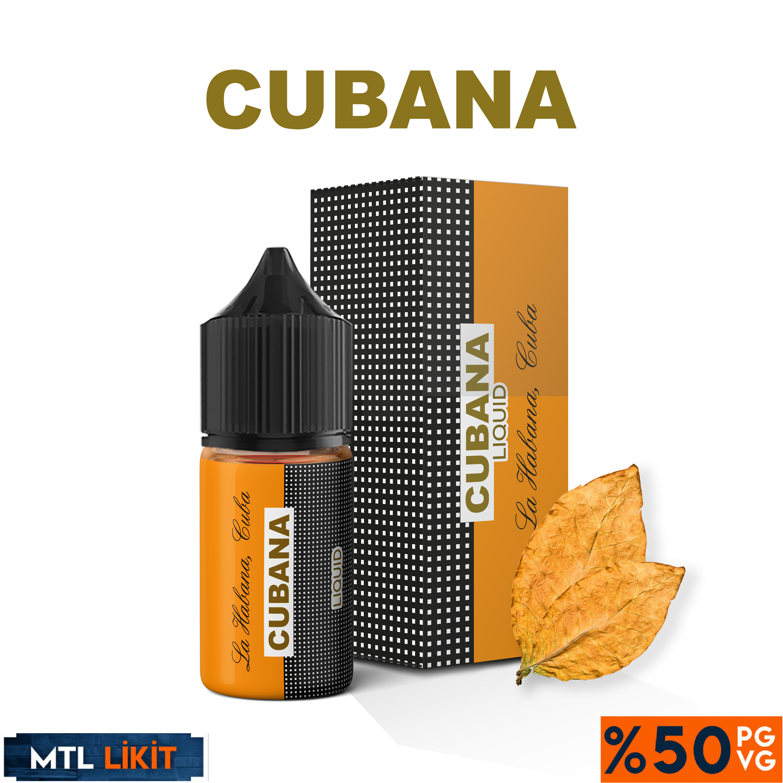 MTL - Cubana E-Likit 30 ML MTL - Cubana E-Likit 30 ML