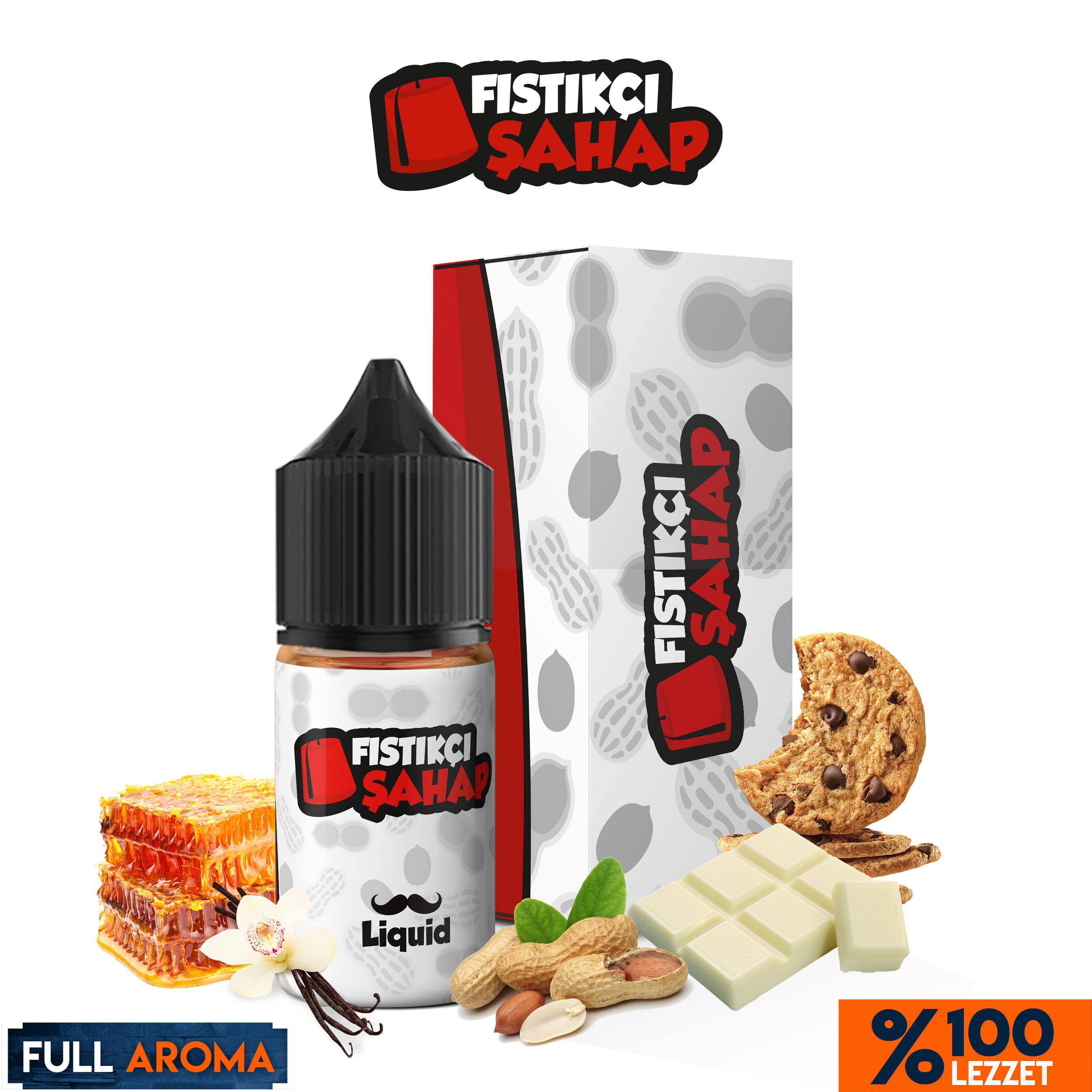 Full Aroma - Fıstıkçı Şahap E-Likit 30 ML Full Aroma - Fıstıkçı Şahap E-Likit 30 ML