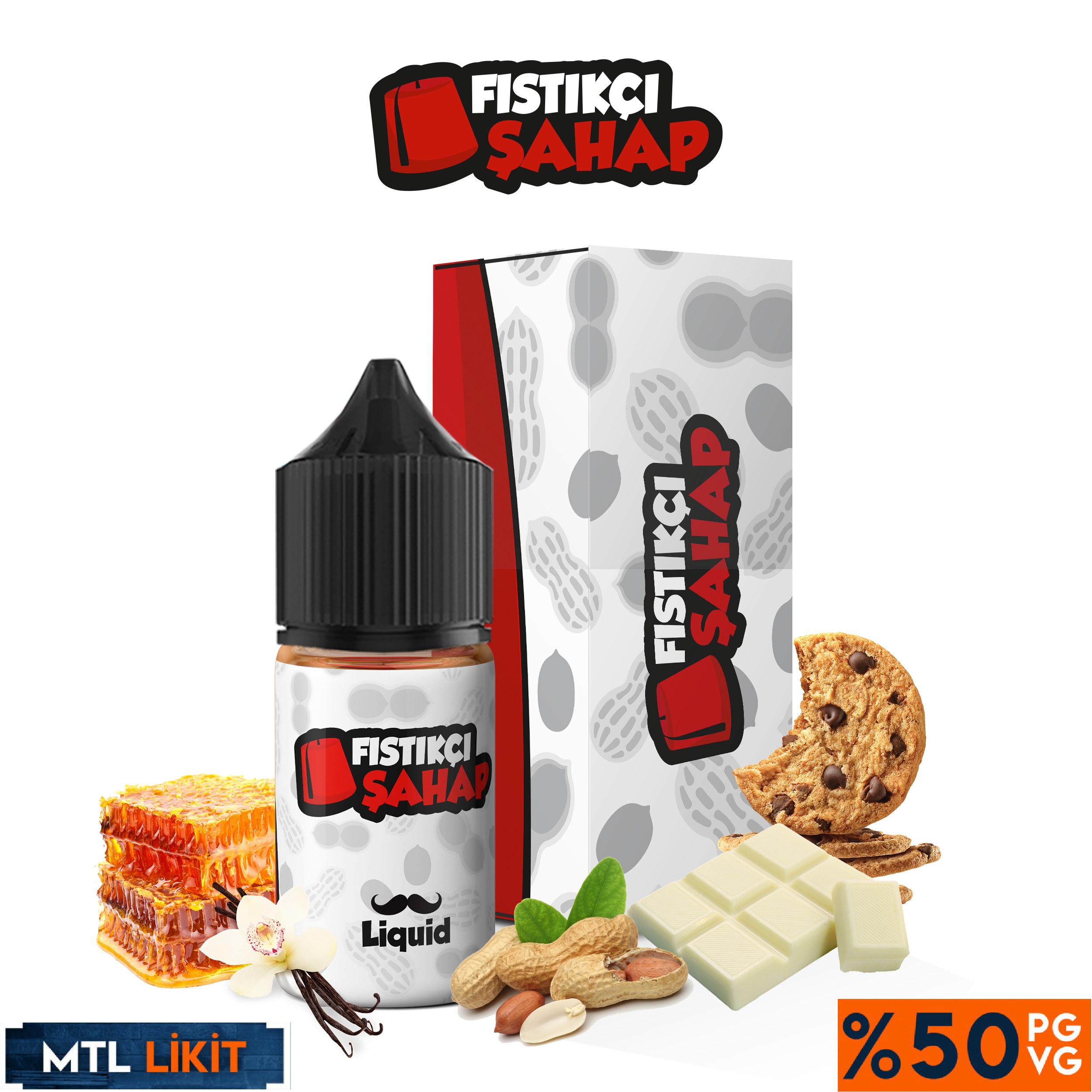 MTL - Fıstıkçı Şahap E-Likit 30 ML MTL - Fıstıkçı Şahap E-Likit 30 ML
