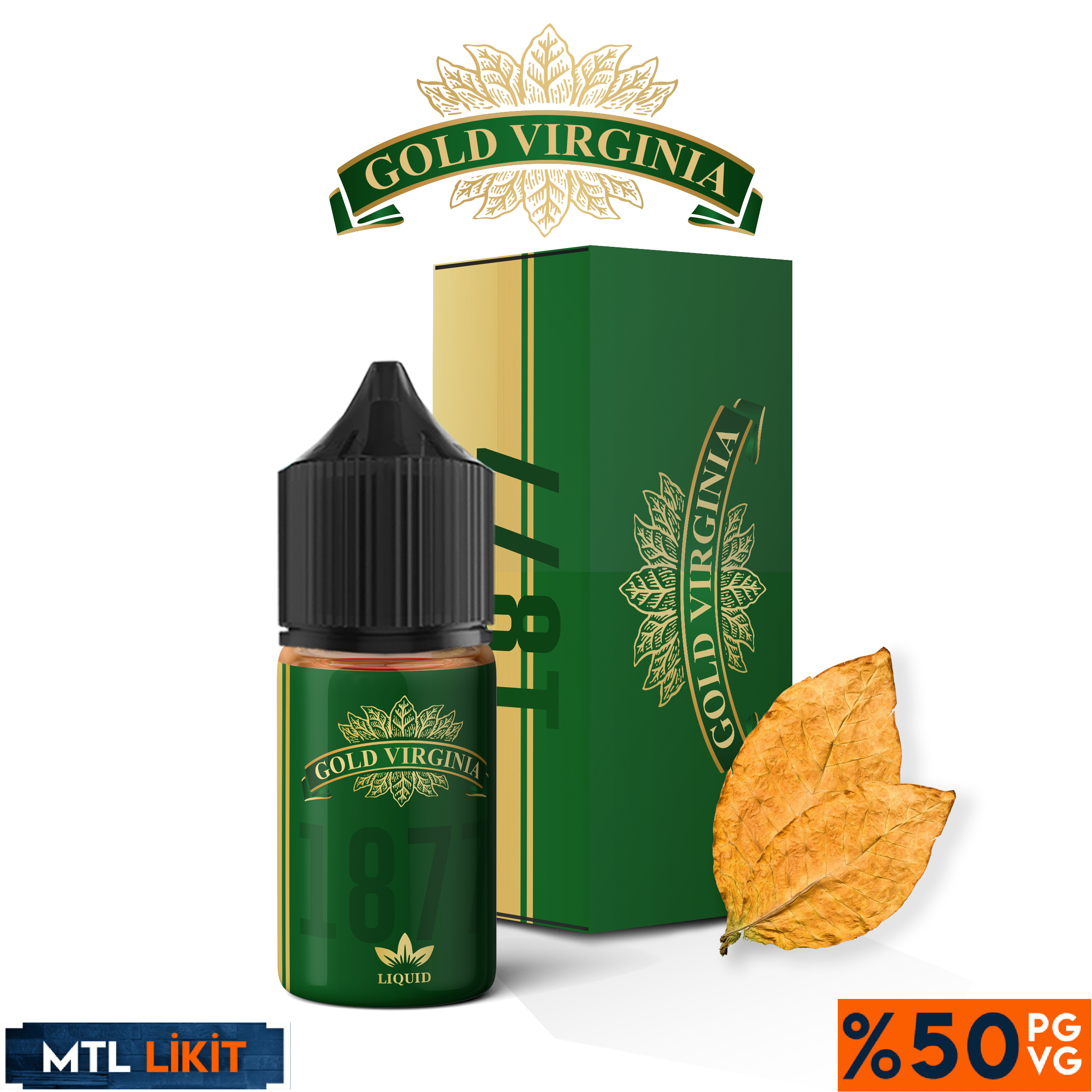 MTL - Gold Virginia E-Likit 30 ML MTL - Gold Virginia E-Likit 30 ML