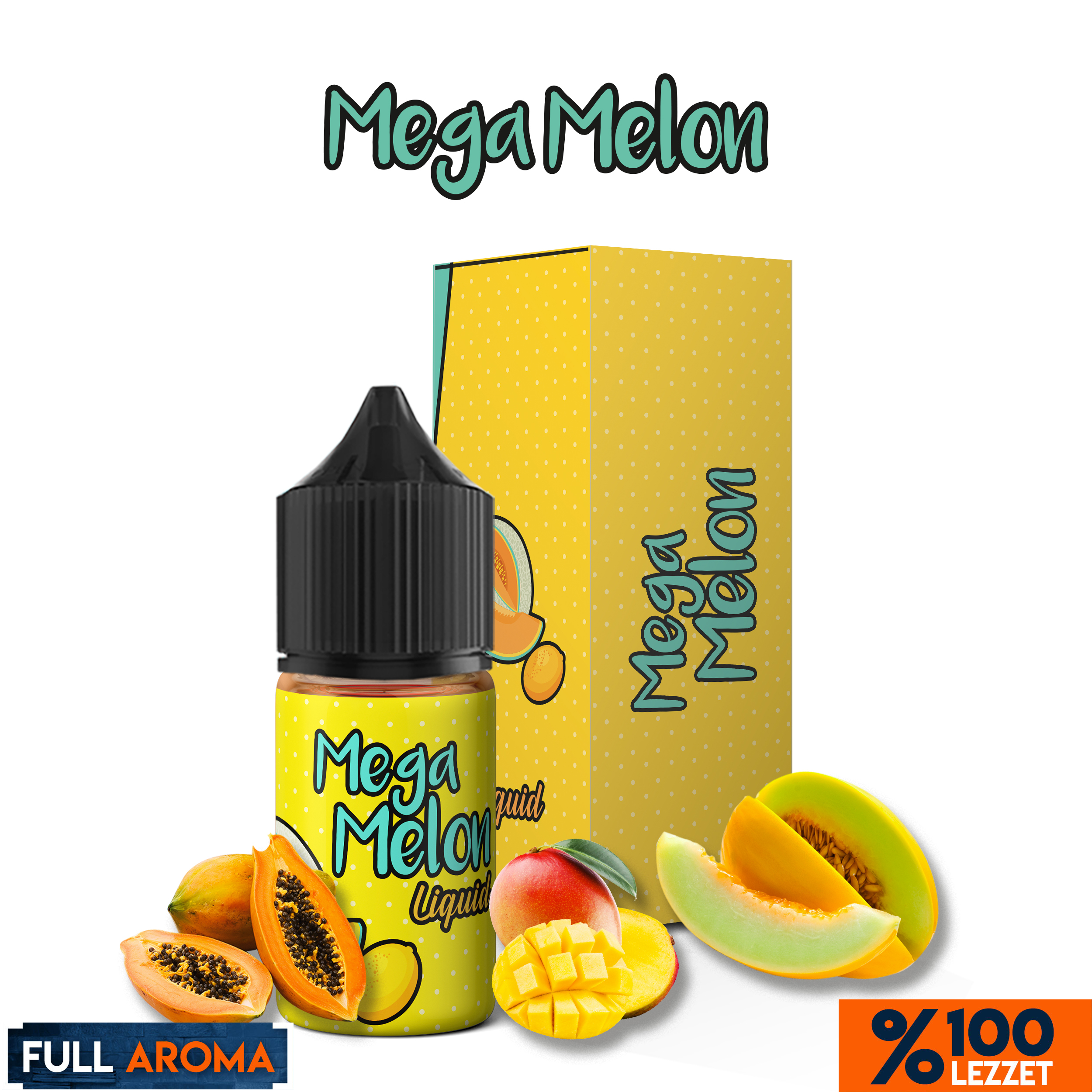 Full Aroma - Mega Melon E-Likit 30 ML Full Aroma - Mega Melon E-Likit 30 ML