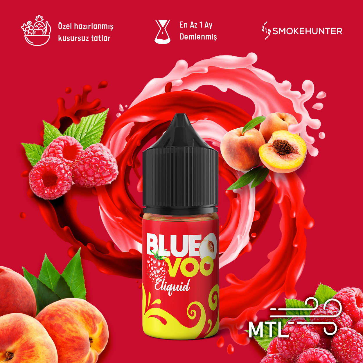 MTL - Blue Voo. E-Likit 30 ML MTL - Blue Voo. E-Likit 30 ML