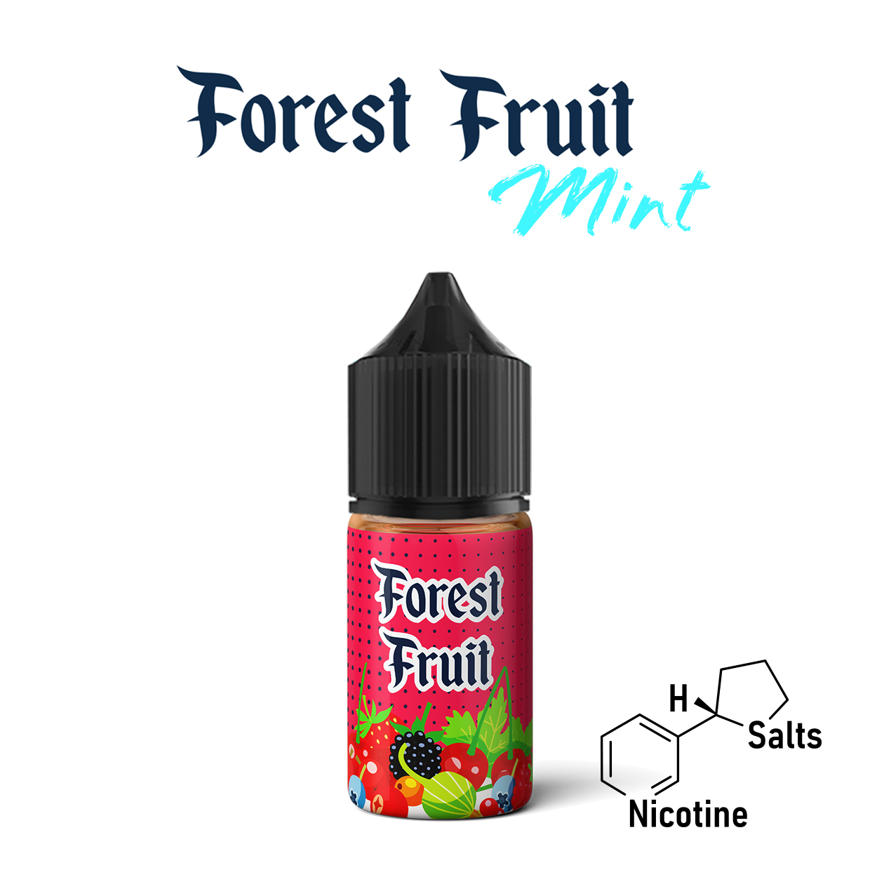 Forest Fruit Mint Salt Likit 30 ML Forest Fruit Mint Salt Likit 30 ML