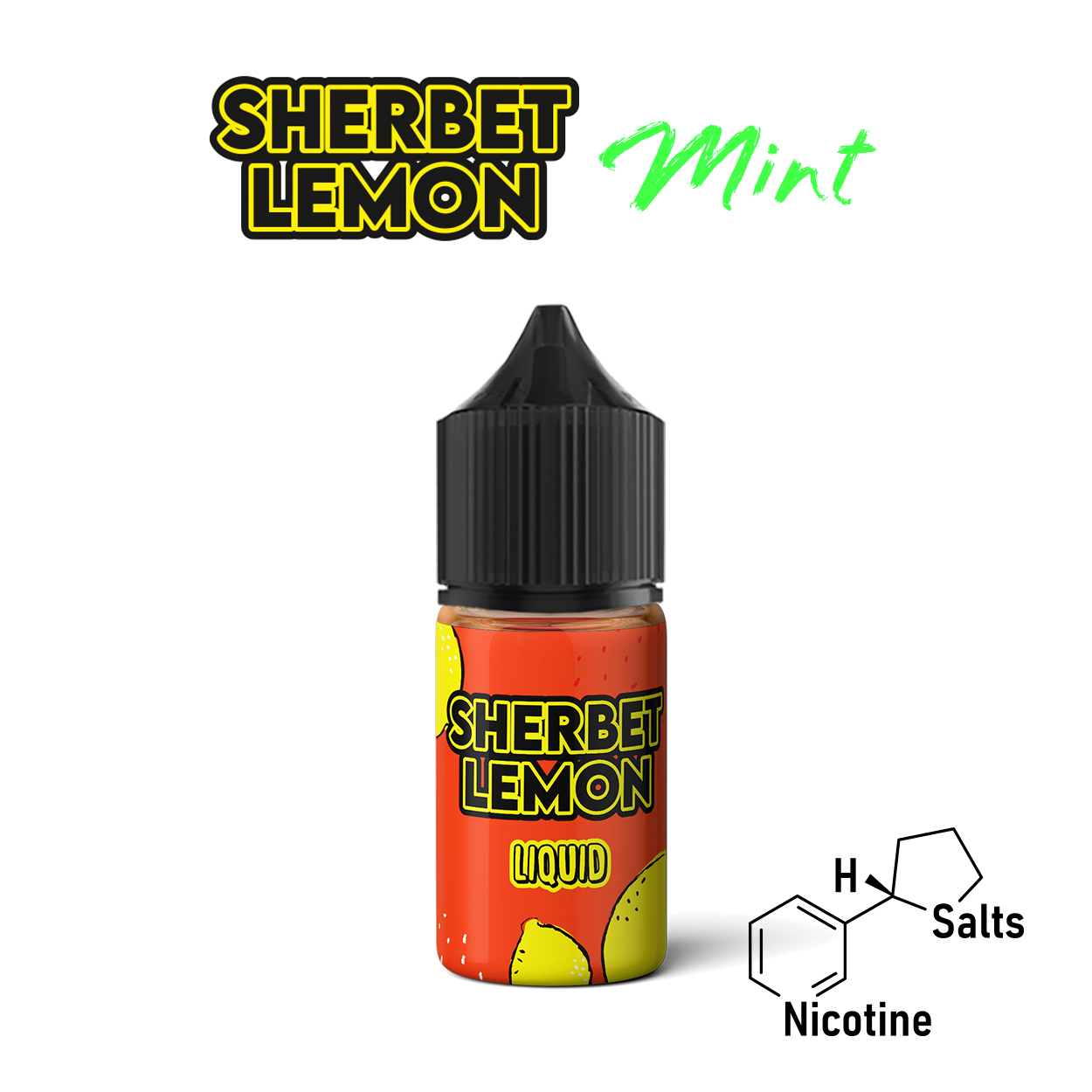 Sherbet Lemon Mint Salt Likit 30 ML Sherbet Lemon Mint Salt Likit 30 ML