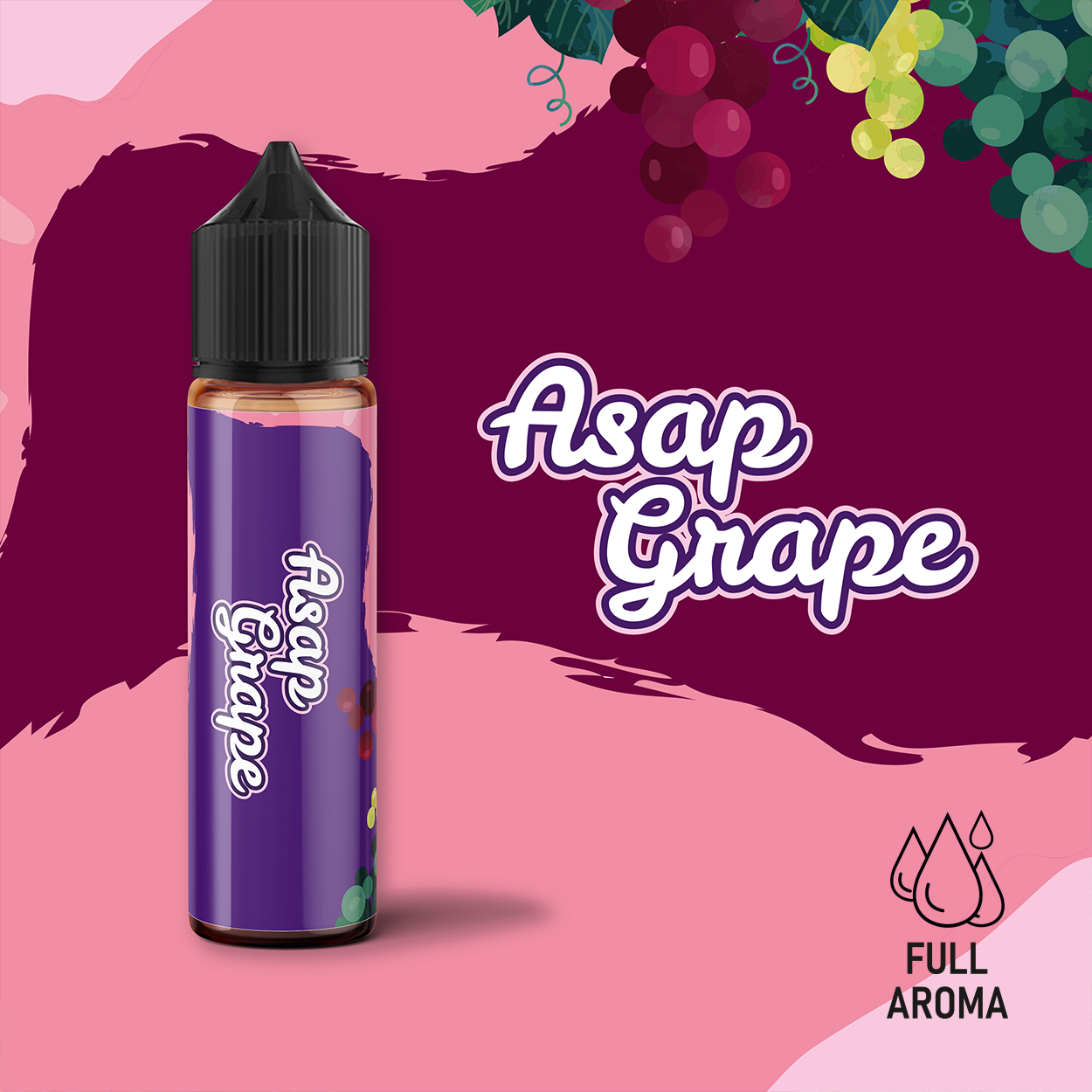 Full Aroma - Asap Grape E-Likit 60 ML Full Aroma - Asap Grape E-Likit 60 ML