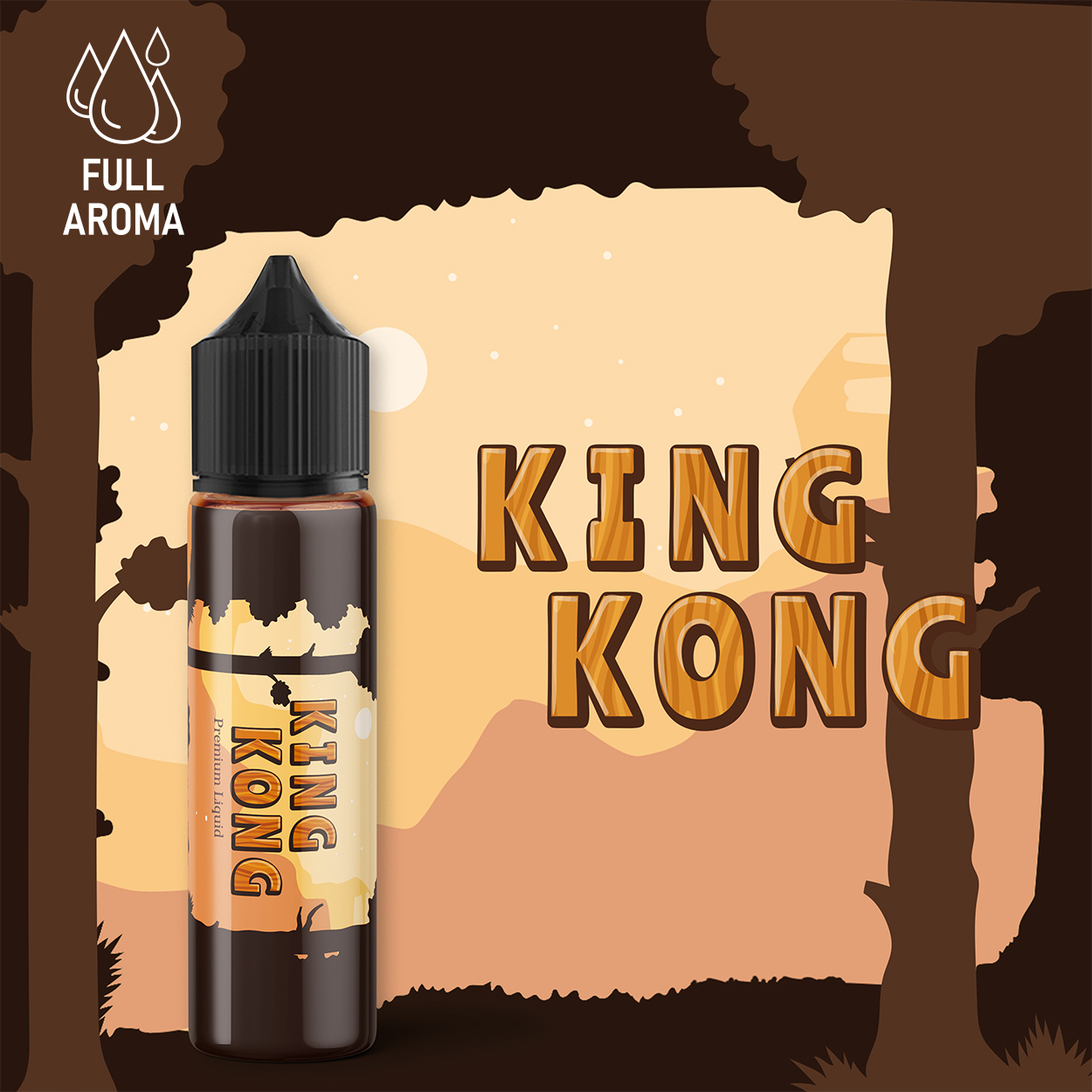 Full Aroma - King Kong E-Likit 60 ML Full Aroma - King Kong E-Likit 60 ML
