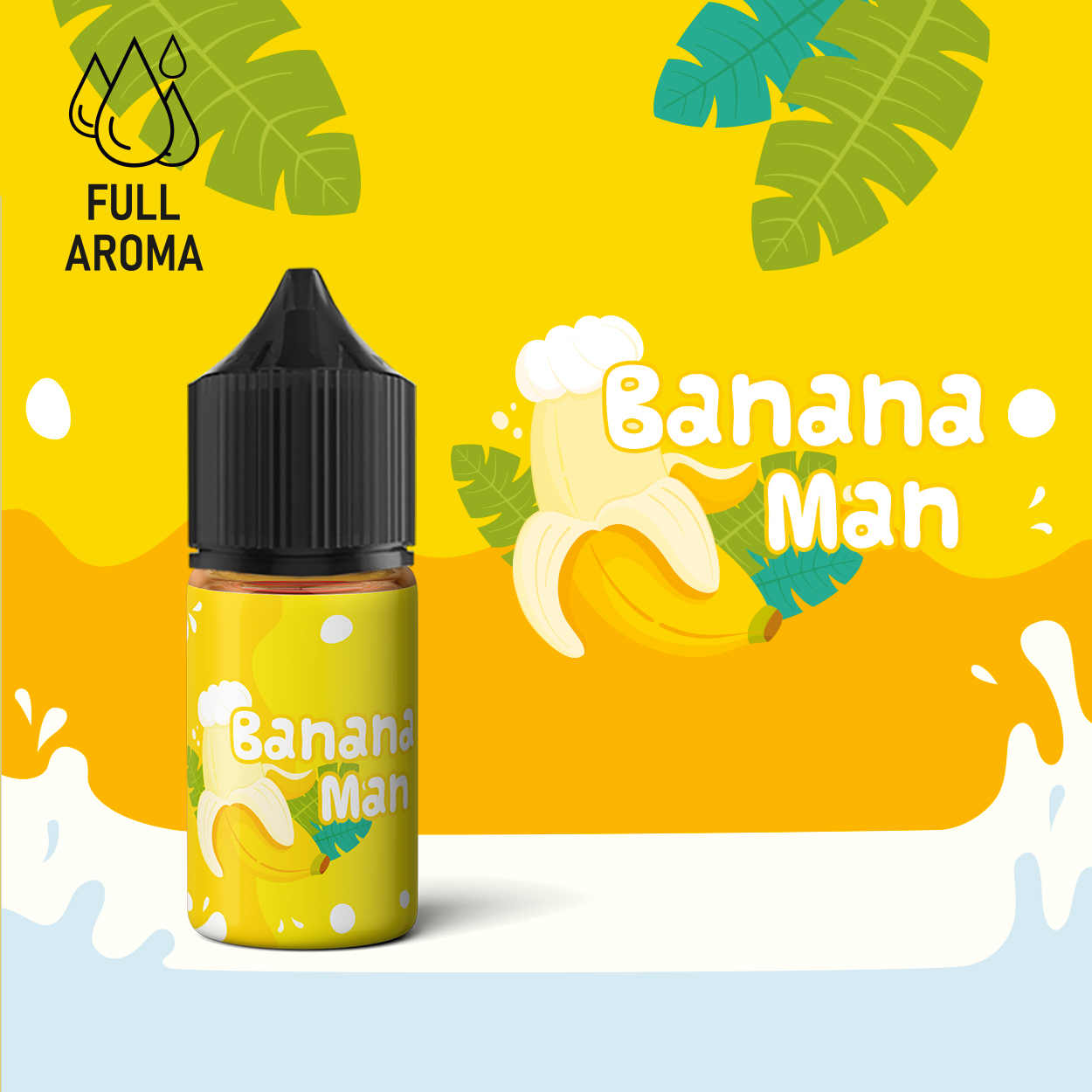 Full Aroma - Banana Man E-Likit 30 ML Full Aroma - Banana Man E-Likit 30 ML