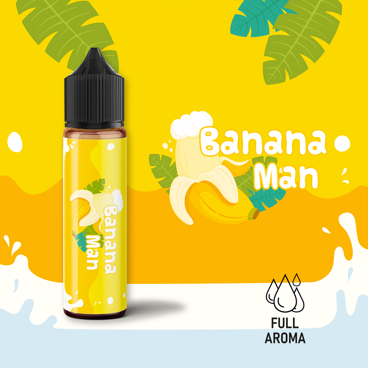 Full Aroma - Banana Man E-Likit 60 ML Full Aroma - Banana Man E-Likit 60 ML