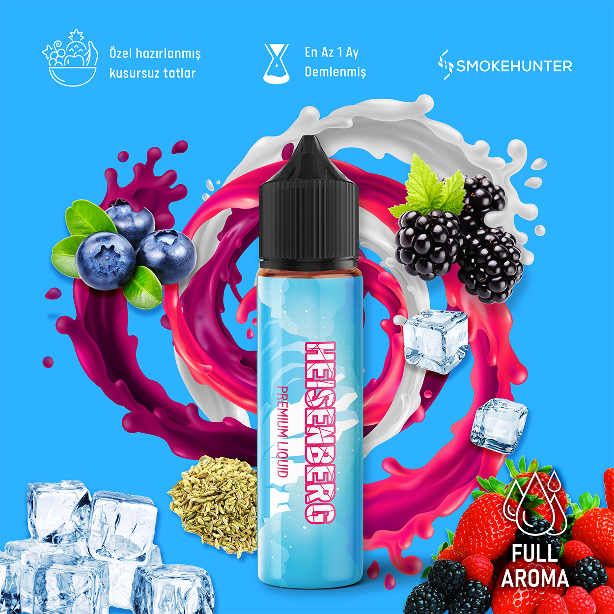 Full Aroma - Heisenberg E-Likit 60 ML Full Aroma - Heisenberg E-Likit 60 ML