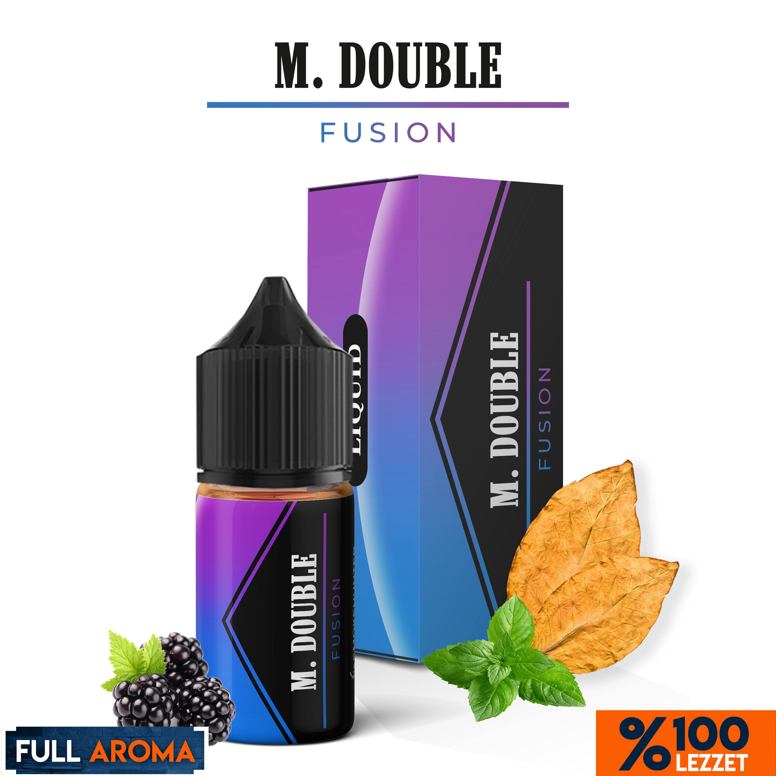 Full Aroma - M. Double Fusion E-Likit 30 ML Full Aroma - M. Double Fusion E-Likit 30 ML