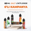60 ML 6 Adet Kampanyalı Likit Salt Versiyon